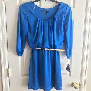 City Triangles royal blue dress